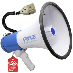 product image number 1 for Pyle Megaphone With Rechargeable Battery