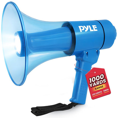 Waterproof Megaphone 40W Rechargeable LED Light Weatherproof Design