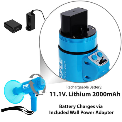 product image number 6 for Pyle Waterproof Megaphone With Led Lights