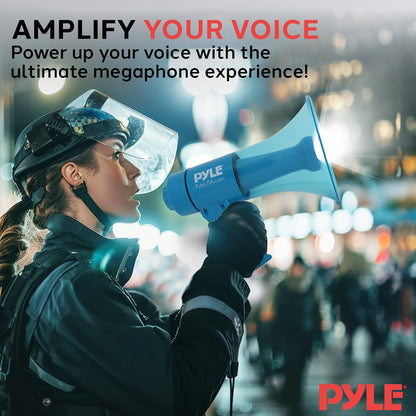 Waterproof Megaphone 40W Rechargeable LED Light Weatherproof Design