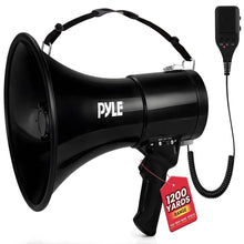 50W Megaphone Bullhorn - Loud Projection, Aux Input, Portable, Siren Function