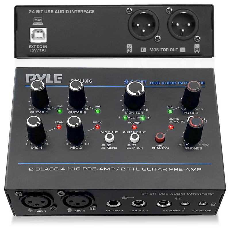 Professional Usb Audio Interface – Pyle USA