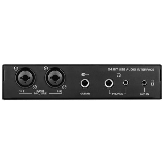 USB Audio Interface - Pristine Recording - 24 Digital Effects - Compact Size