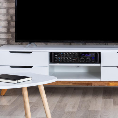 2000W Bluetooth Mixing Amplifier, Karaoke/PA, USB/SD, Rack Mountable