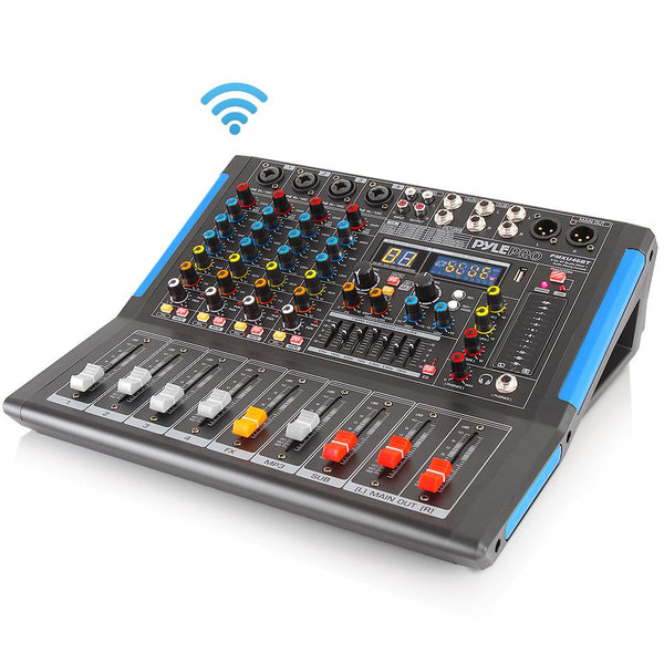 4-Ch Bluetooth Studio Pro Audio Dj Mixer – Pyle USA