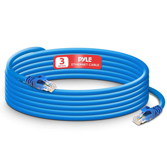 Ethernet Cable 10FT 1Gbps 650MHz Blue RJ45 Cat6 Snagless Design