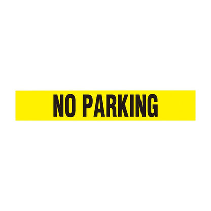 6-Piece No Parking Tape Set, High Visibility, 656ft Polyethylene, Yellow