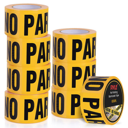 8-Piece Safety Tape Set, High Visibility, Polyethylene, Yellow