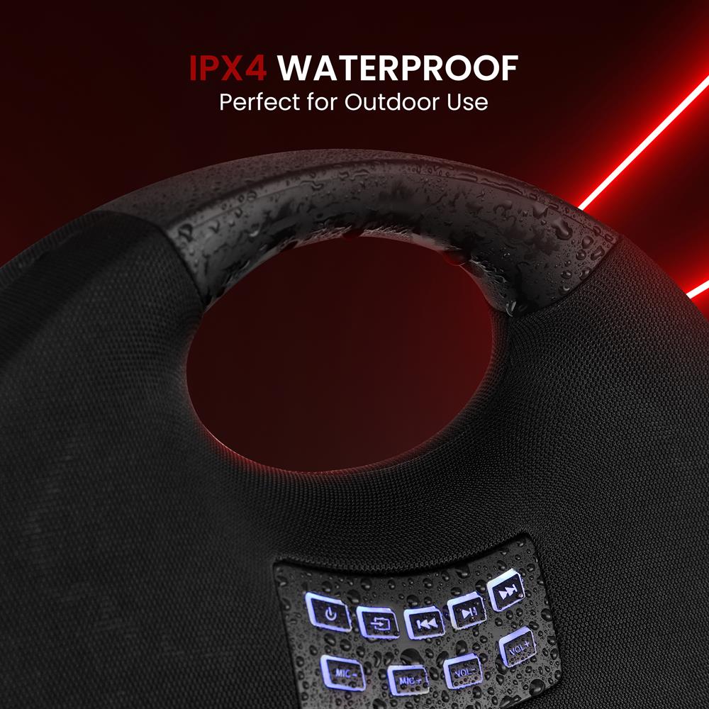 product image number 4 for Pyle 5.25‚Äù Portable Wireless Bt Streaming Spe