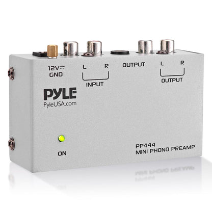 Phono Preamp for Turntables - Low Noise, RCA Output, Compact Design