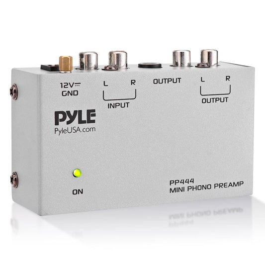 Phono Preamp for Turntables - Low Noise, RCA Output, Compact Design