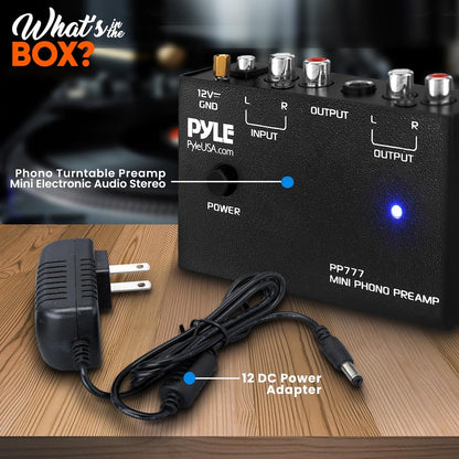 product image number 2 for Pyle Phono Turntable Pre-Amplifier