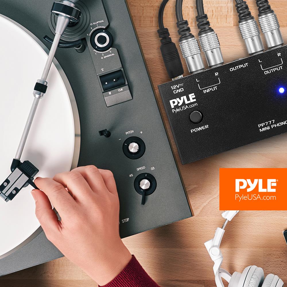 product image number 8 for Pyle Phono Turntable Pre-Amplifier