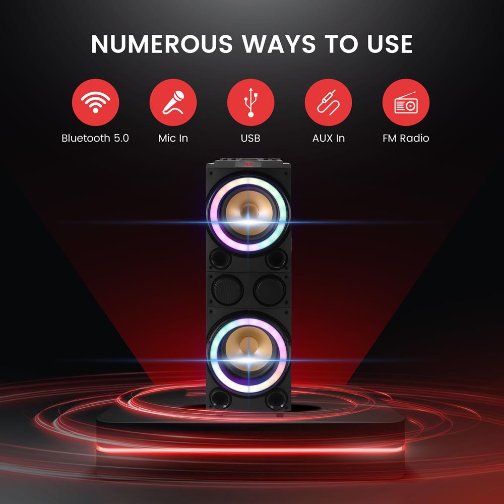 product image number 3 for Pyle Bluetooth Karaoke  Pa Speaker System