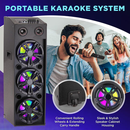 3X10‚Äù Wireless Karaoke Pa Speaker System