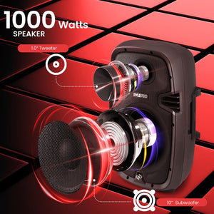 1000 orders watt pa system