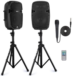 10" Active + Passive Pa Speaker Kit