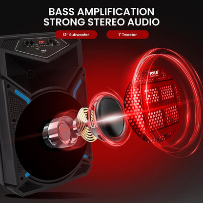 Portable Bluetooth Pa Speaker System Kit