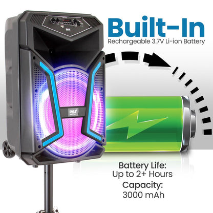 Portable Bluetooth Pa Speaker System Kit