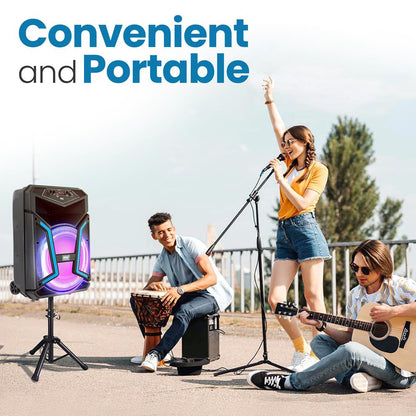 Portable Bluetooth Pa Speaker System Kit