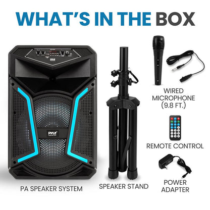 Portable Bluetooth Pa Speaker System Kit