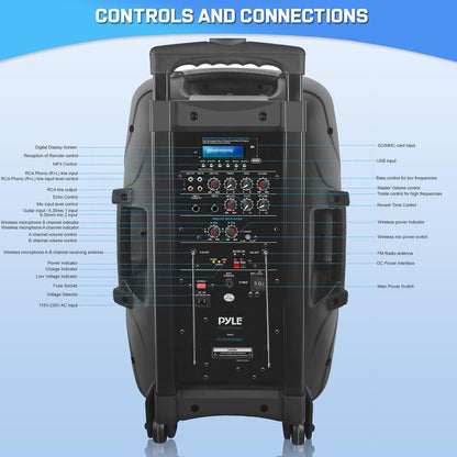 Portable Bluetooth Pa Speaker System