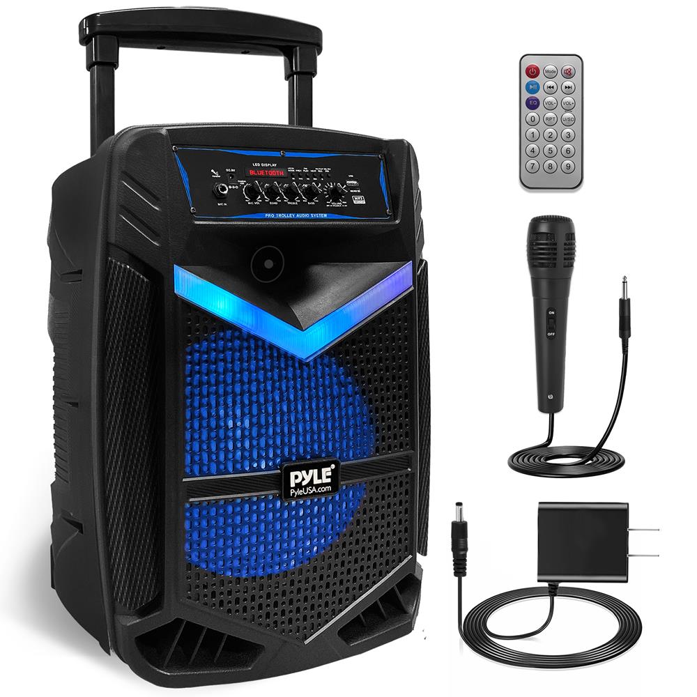 800W Portable Bluetooth PA Speaker - 8’’ Subwoofer, LED Battery Indica Rent a Samson Expedition XP800 8-channel 800W Portable Bluetooth