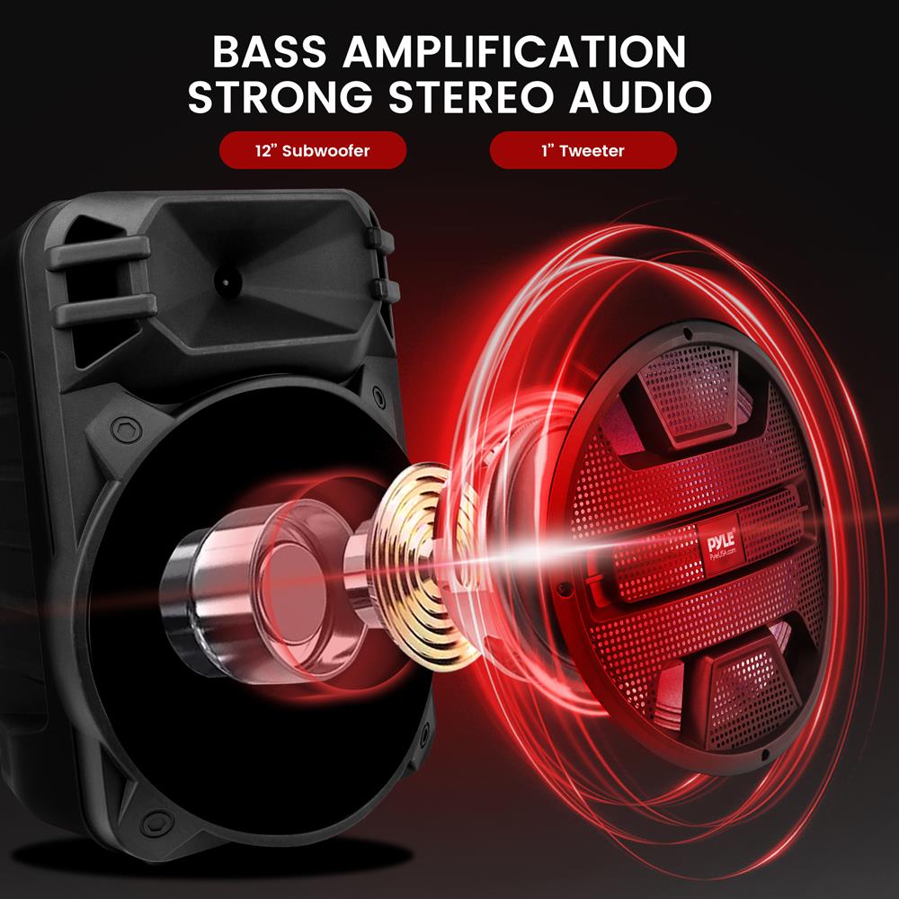 Music Sound Karaoke luidspreker | Bluetooth-luidspreker met ledlicht - 5 watt vermogen Music Sound Karaoke luidspreker | Bluetooth-luidspreker met ledlicht - 5 watt vermogen
