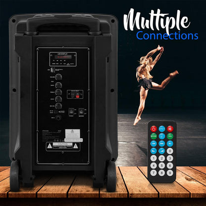 Portable Pa Speaker With Led Lights