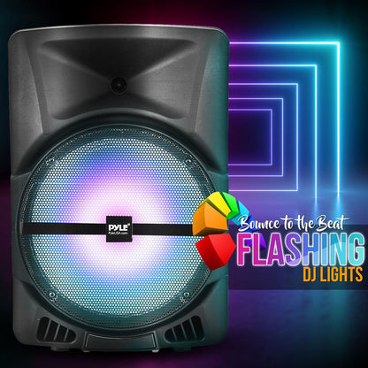Portable Pa Speaker With Led Lights