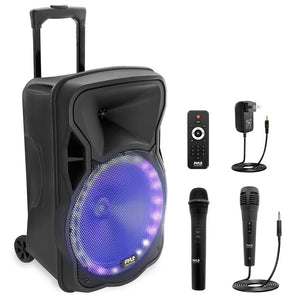 Portable Pa Speaker With Led Lights