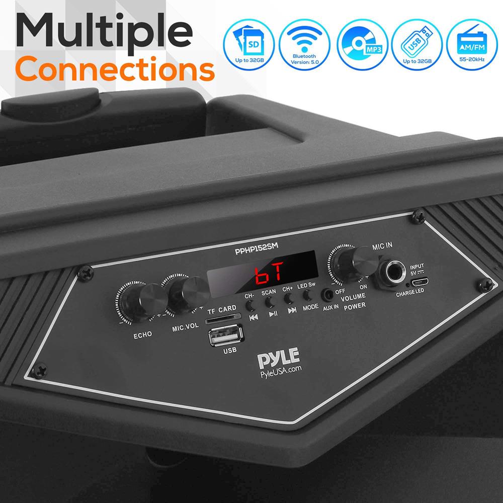 product image number 2 for Pyle Portable Bluetooth Pa Speaker System Kit
