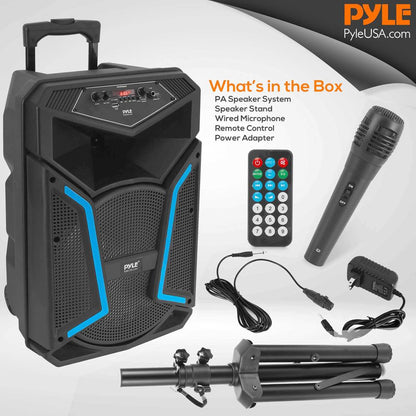 product image number 8 for Pyle Portable Bluetooth Pa Speaker System Kit