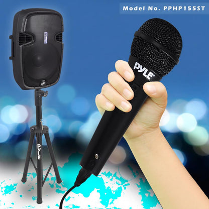 Wireless PA Speaker System 1500W Bluetooth 15" Woofer USB/SD Readers