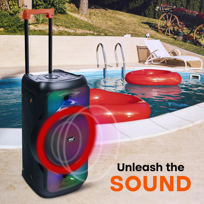 Bluetooth Party Speaker, Powerful Sound, TWS, LED Lights, Portable