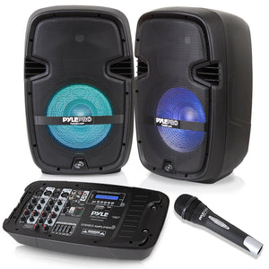 Pa Speaker & Amplifier Mixer Dj Kit