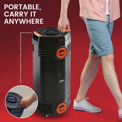 product image number 6 for Pyle Dual 6.5‚Äô‚Äô Wireless Portable Pa Speaker