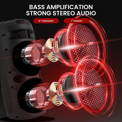 product image number 2 for Pyle Wireless Portable Pa Speaker