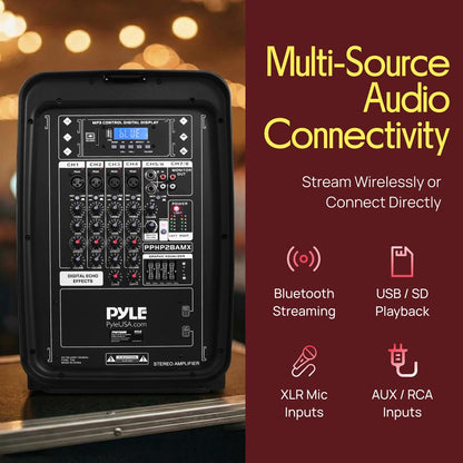 Pa Speaker & Amplifier Mixer Dj Kit