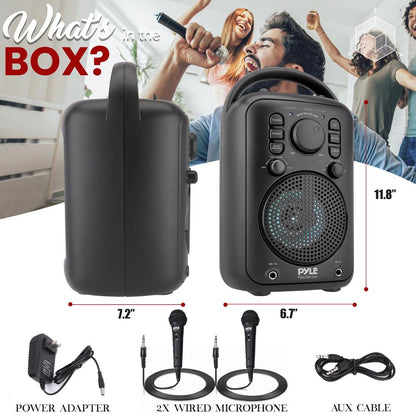 product image number 8 for Pyle 4‚Äù Portable Wireless Bt Streaming Speake