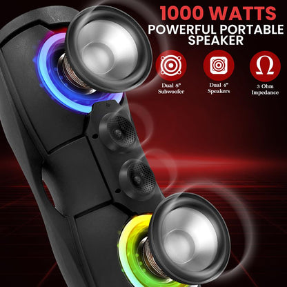 product image number 3 for Pyle 2 Ch. Portable Wireless Pa System