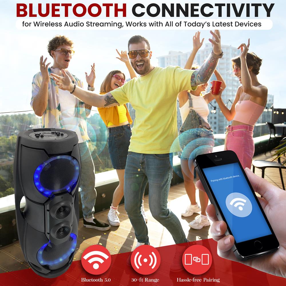 product image number 6 for Pyle 2 Ch. Portable Wireless Pa System