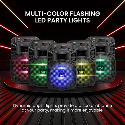 product image number 4 for Pyle 8” Portable Pa Speaker