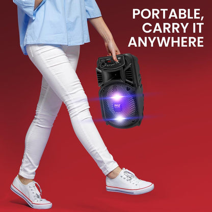 product image number 6 for Pyle 8” Portable Pa Speaker
