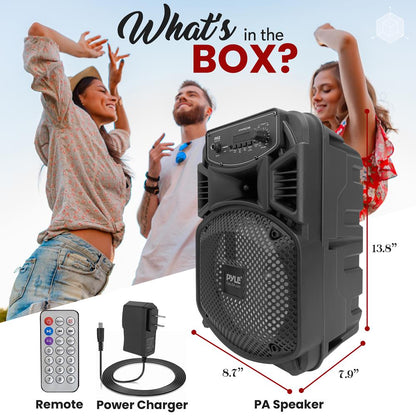product image number 8 for Pyle 8” Portable Pa Speaker