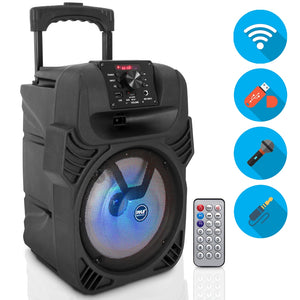 Portable Pa Speaker With Led Lights