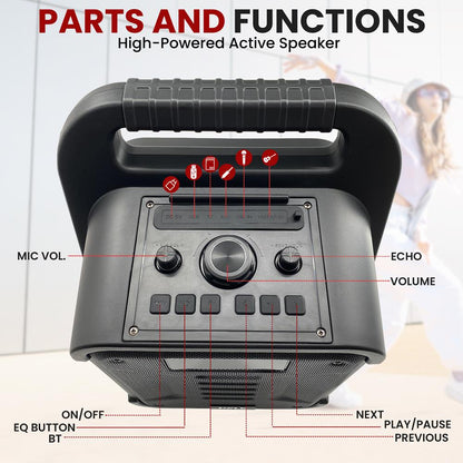 product image number 2 for Pyle Portable Pa Speaker System