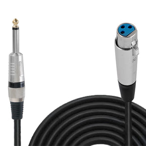 30' Ft. 1/4'' Microphone Cable