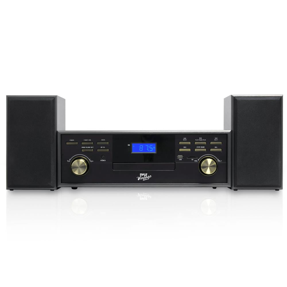 product image number 2 for Pyle Bluetooth Record Player & Radio Speaker