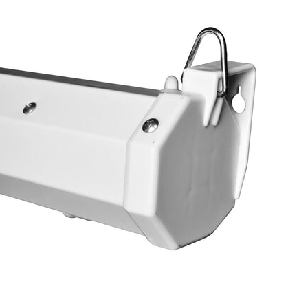 84" Motorized Projector Screen, Quick Setup, Matte White, Remote Control